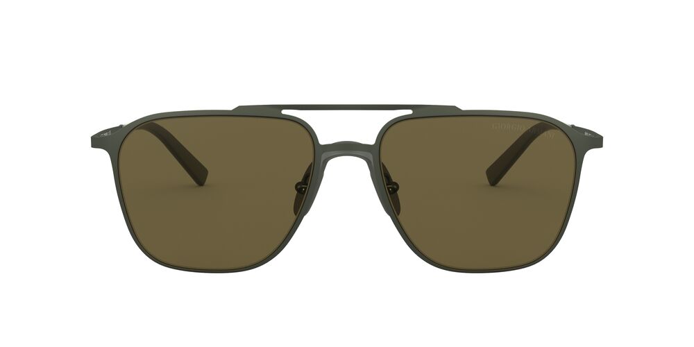 Anteojos De Sol Giorgio Armani 0AR6110 Café/Verde