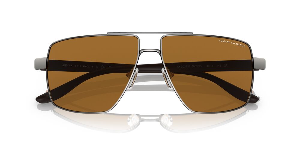 Anteojos De Sol Armani Exchange 0AX2037S Café/Gris