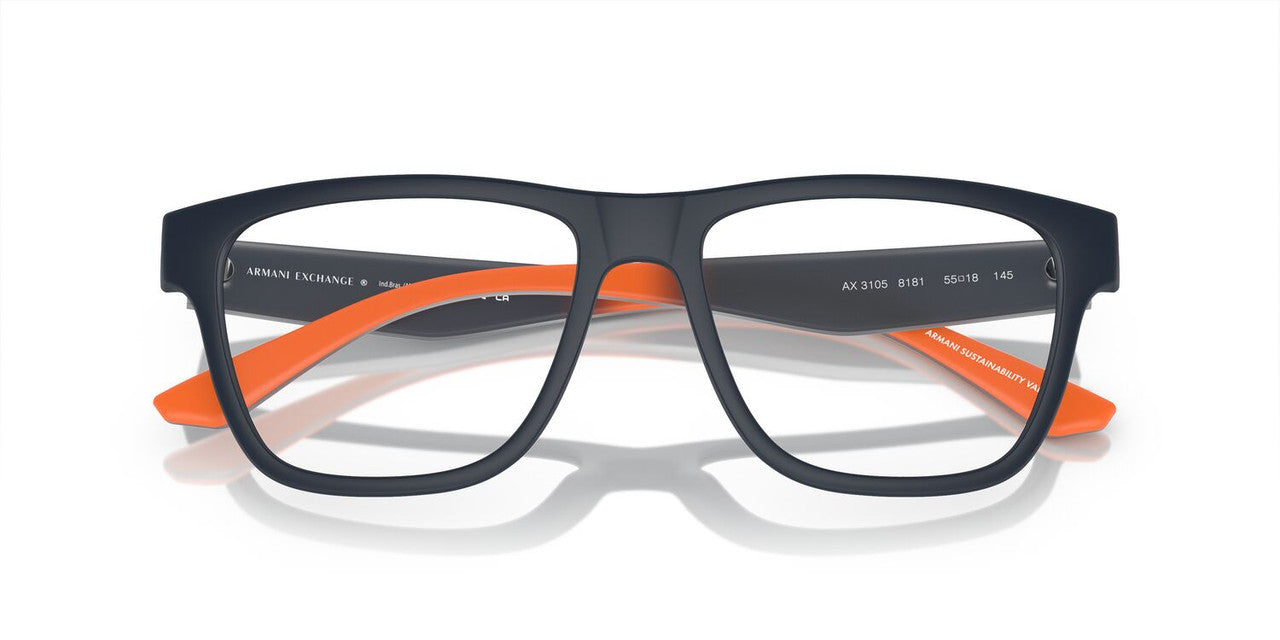 Anteojos Ópticos Armani Exchange 0AX3105 Azul