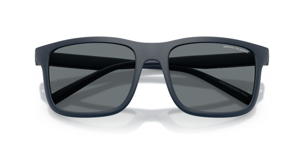 Anteojos De Sol Armani Exchange AX4145S Matte Navy Blue Dark Blue