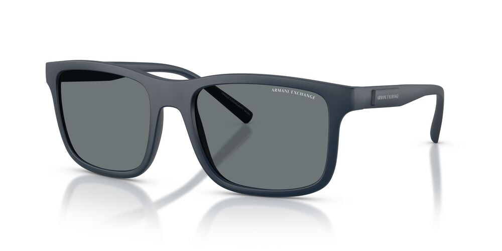 Anteojos De Sol Armani Exchange AX4145S Matte Navy Blue Dark Blue