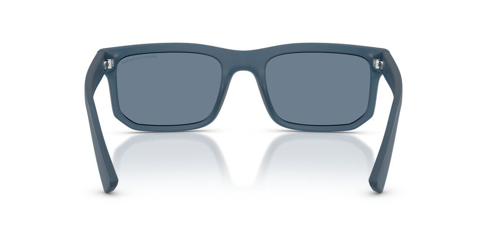 Anteojos De Sol Armani Exchange AX4165S Matte Frosted Blue Dark Blue Polar