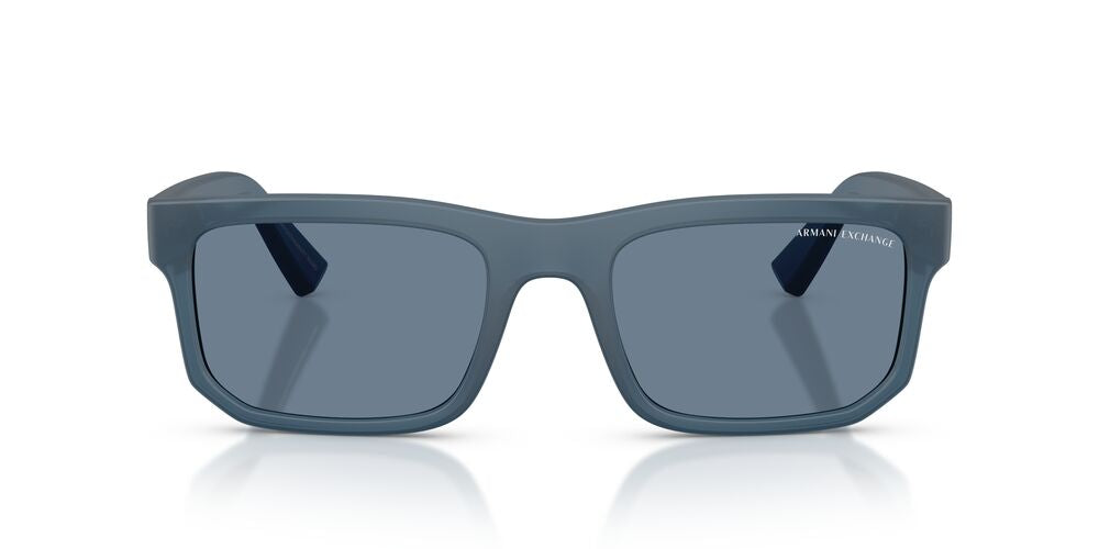 Anteojos De Sol Armani Exchange AX4165S Matte Frosted Blue Dark Blue Polar
