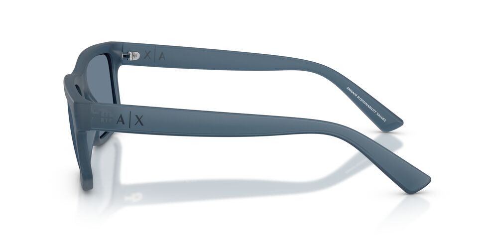 Anteojos De Sol Armani Exchange AX4165S Matte Frosted Blue Dark Blue Polar
