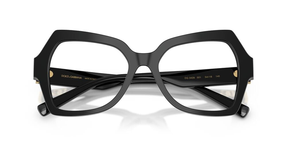 Anteojos Ópticos Dolce & Gabbana DG3429 Black Negro