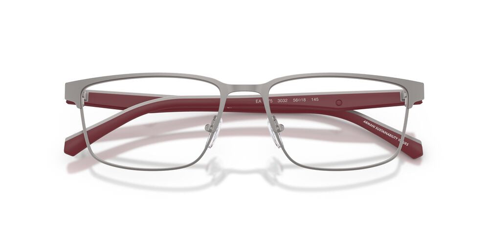 Anteojos Ópticos Emporio Armani EA1175 Matte Gunmetal Gris