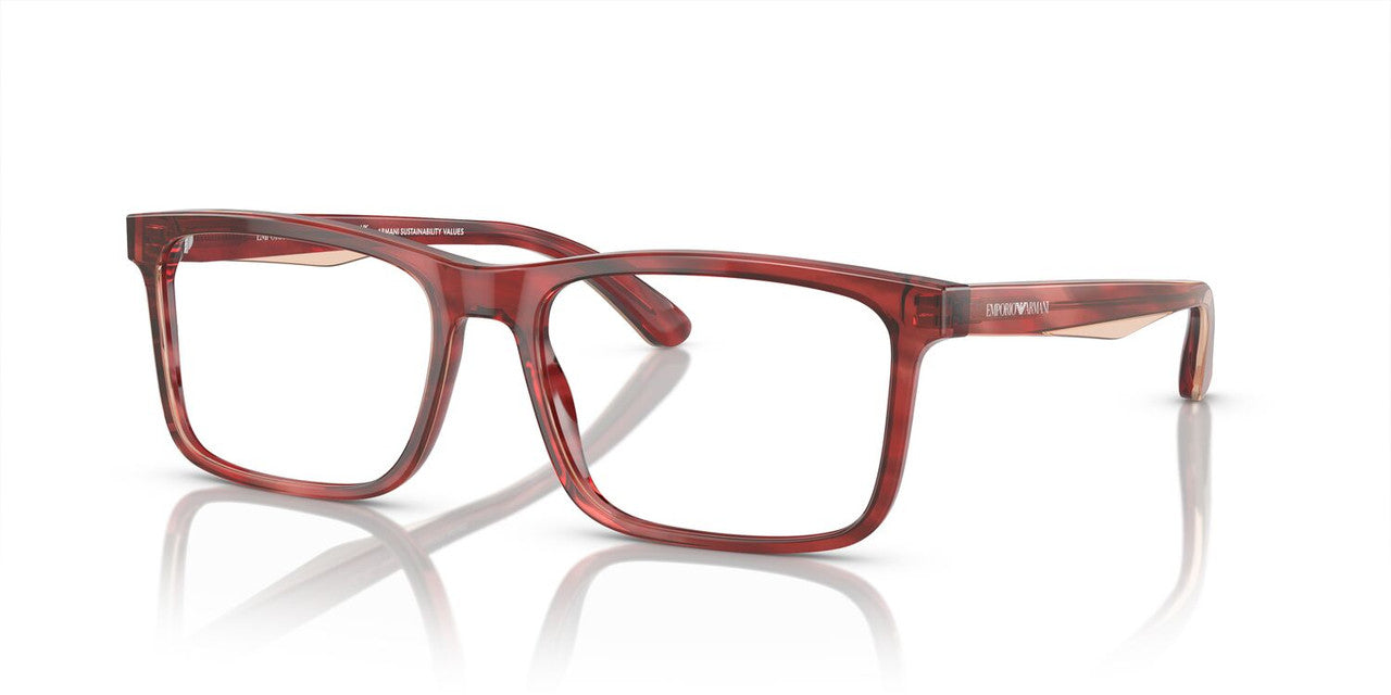 Anteojos Ópticos Emporio Armani EA3227 Burdeo