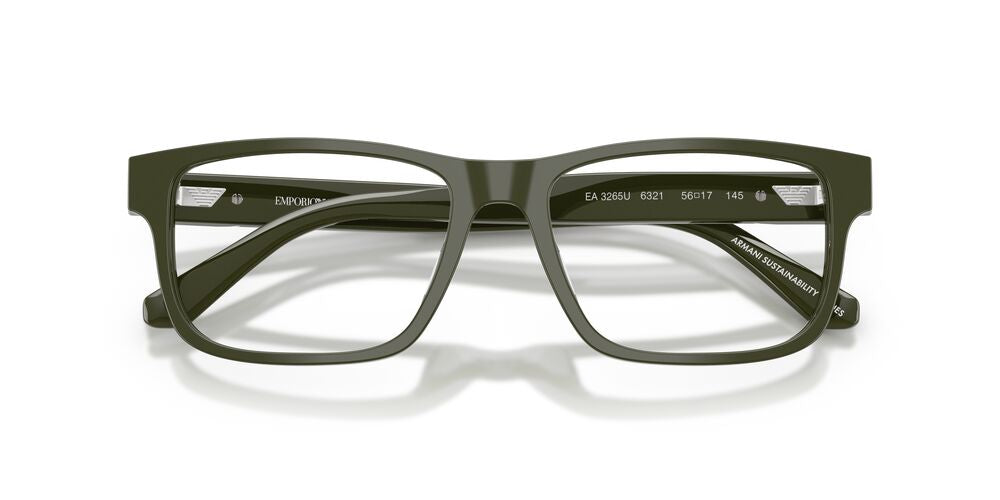 Anteojos Ópticos Emporio Armani EA3265U Shiny Green