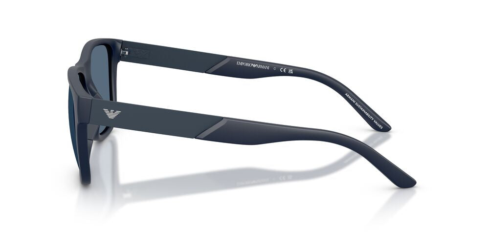 Anteojos De Sol Emporio Armani EA4243 Matte Blue Dark Blue Azul/Azul