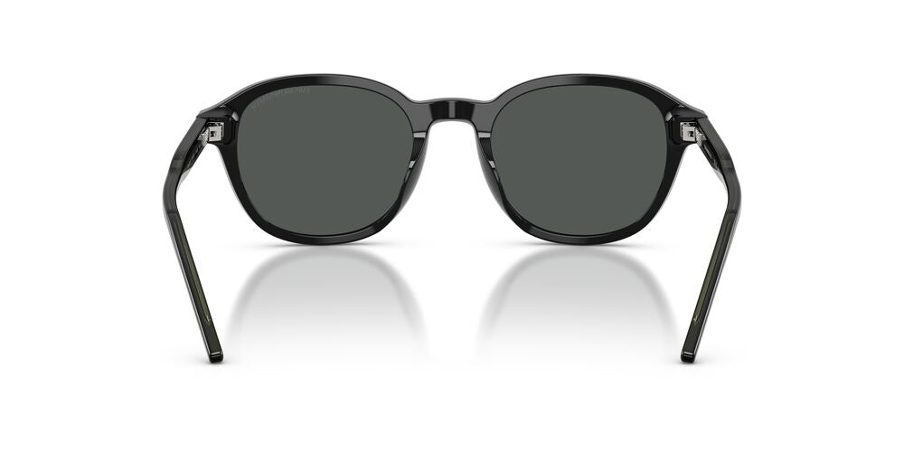 Anteojos De Sol Emporio Armani EA4247U Shiny Black Dark Grey Gris/Negro
