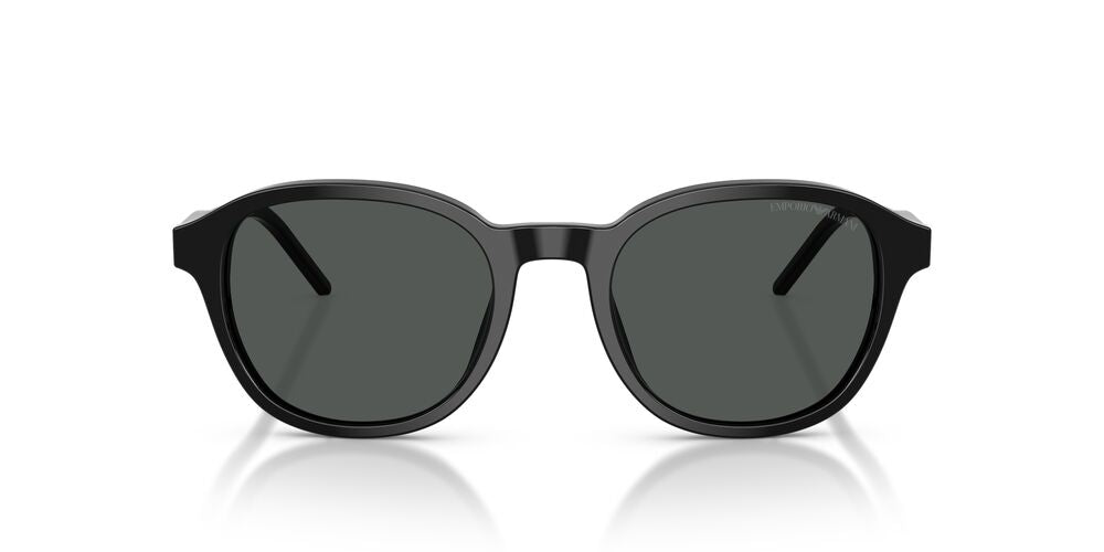Anteojos De Sol Emporio Armani EA4247U Shiny Black Dark Grey Gris/Negro