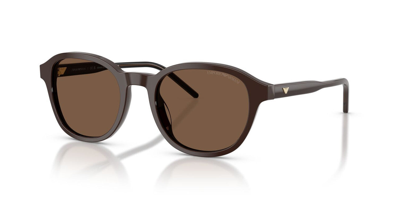 Anteojos De Sol Emporio Armani EA4247U Shiny Brown Brown Café/Café