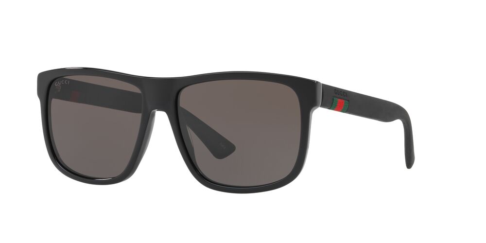 Anteojos De Sol Gucci 0GC000970 Gg0010S Gris/Negro