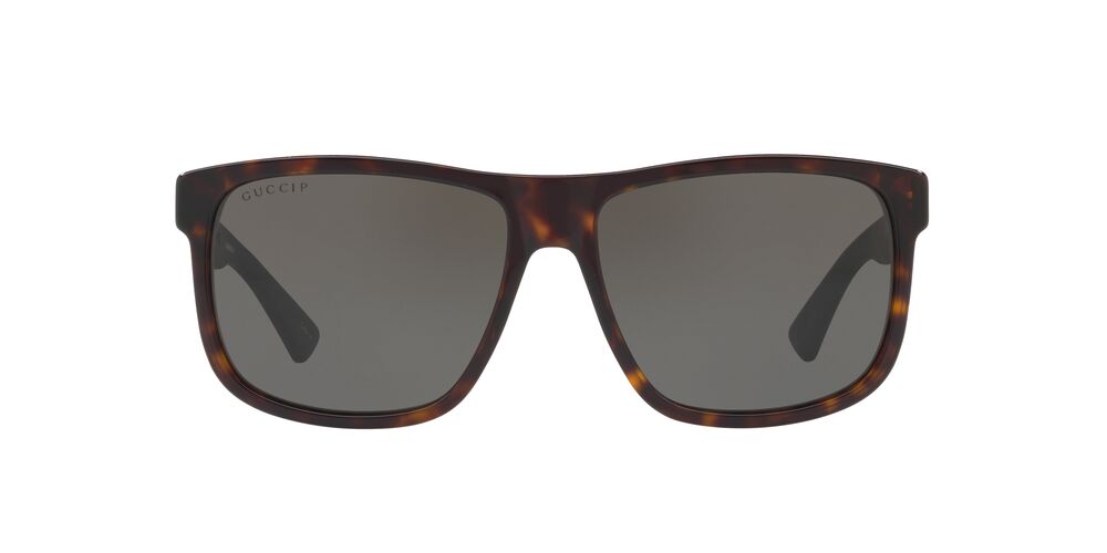 Anteojos De Sol Gucci 0GC000970 Gg0010S Gris/Café