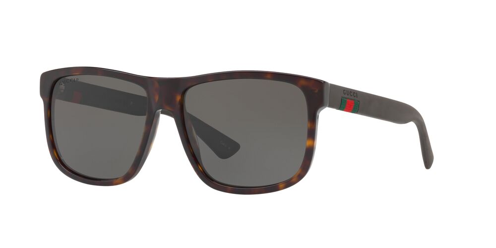 Anteojos De Sol Gucci 0GC000970 Gg0010S Gris/Café