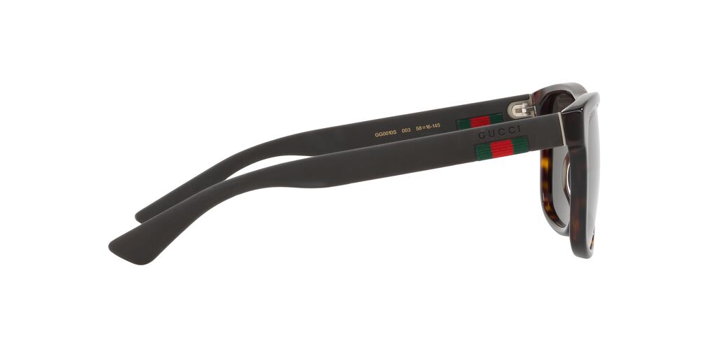 Anteojos De Sol Gucci 0GC000970 Gg0010S Gris/Café