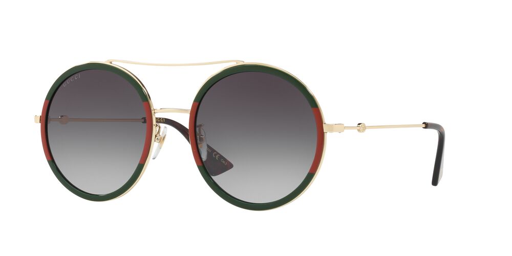 Anteojos De Sol Gucci 0GC000994 Gg0061S Verde/Café