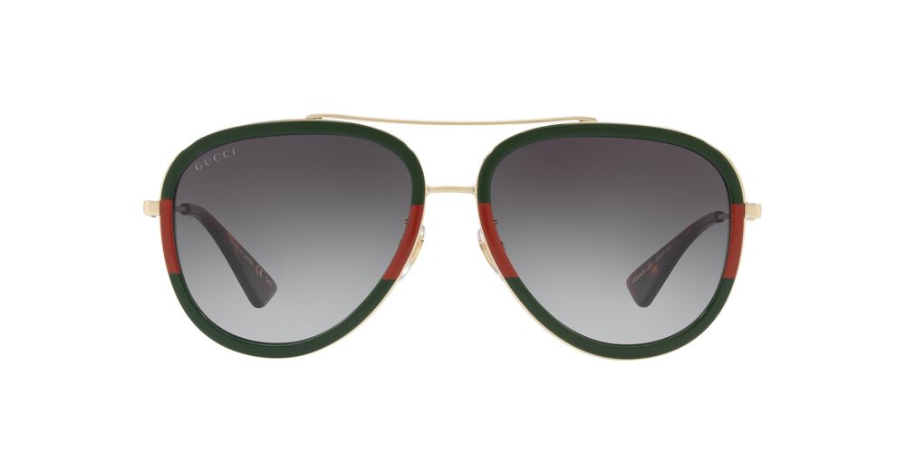 Anteojos De Sol Gucci 0GC000995 Gg0062S Verde/Dorado