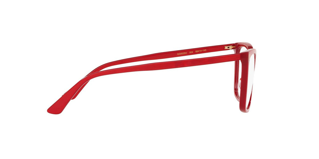 Anteojos Ópticos Gucci 0GC001018 Gg0025O Rojo