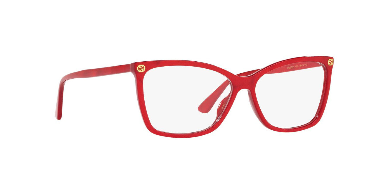 Anteojos Ópticos Gucci 0GC001018 Gg0025O Rojo