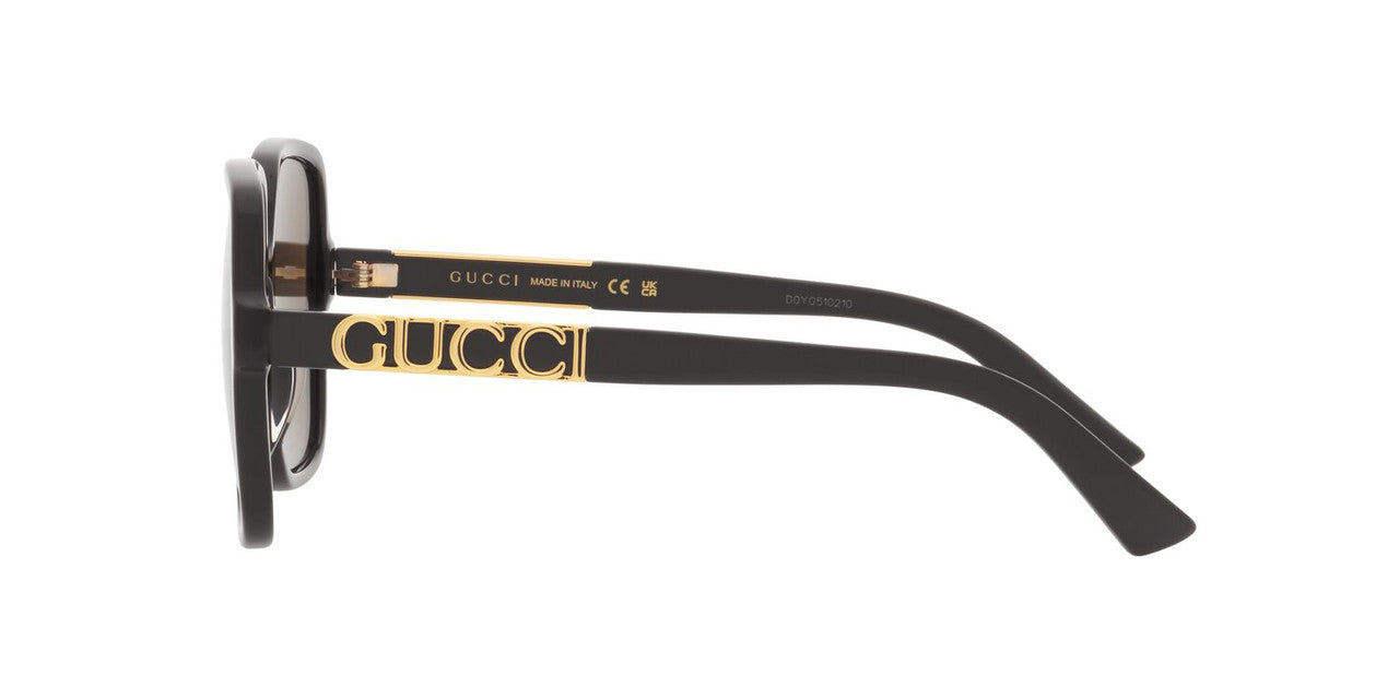 Anteojos De Sol Gucci 0GC001949 Gg1189S Negro/Café