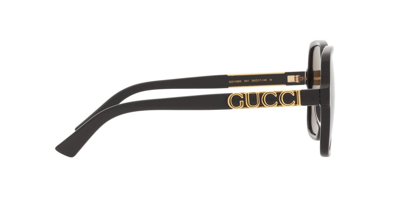 Anteojos De Sol Gucci 0GC001949 Gg1189S Negro/Café