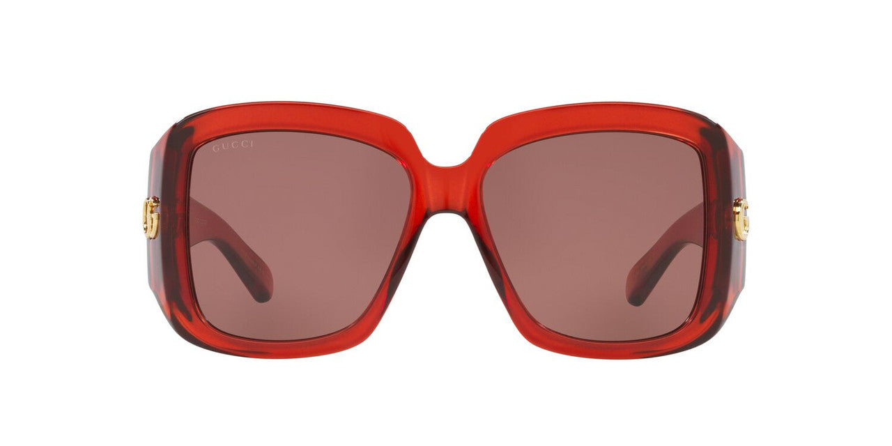Anteojos De Sol Gucci 0GC002115 Gg1402S Rojo/Café