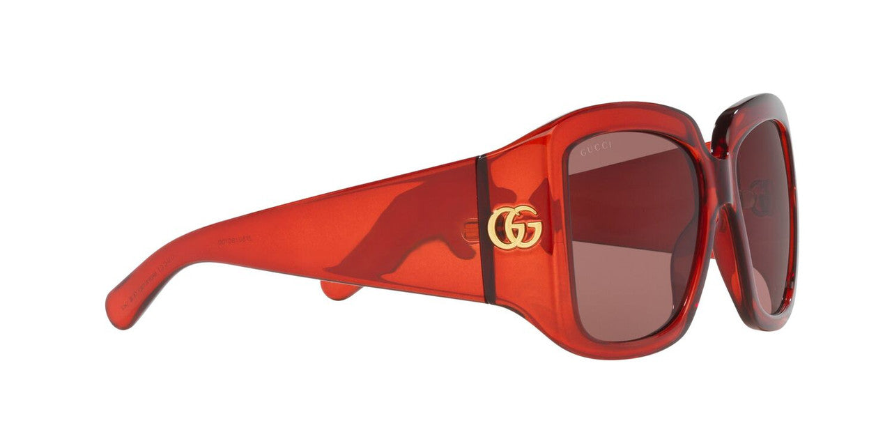 Anteojos De Sol Gucci 0GC002115 Gg1402S Rojo/Café