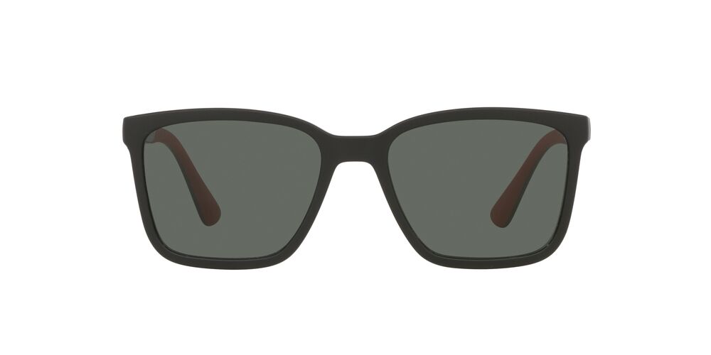 Anteojos De Sol Jean Monnier J84171 Matte Black Full Dark Green Verde/Negro