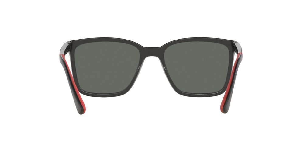 Anteojos De Sol Jean Monnier J84171 Matte Black Full Dark Green Verde/Negro