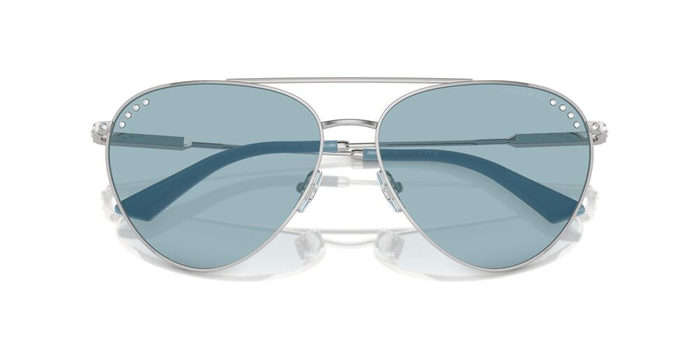Anteojos De Sol Jimmy Choo 0JC4002B Azul/Plateado