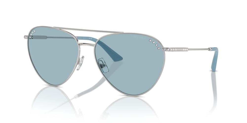 Anteojos De Sol Jimmy Choo 0JC4002B Azul/Plateado