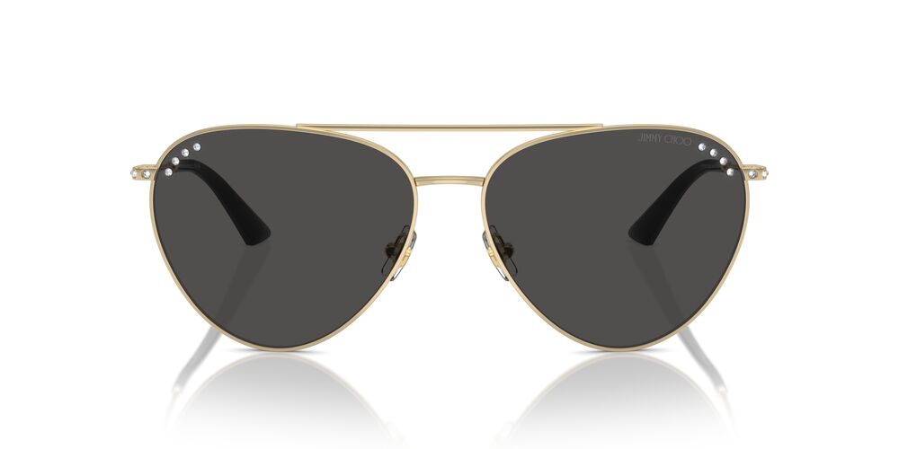 Anteojos De Sol Jimmy Choo 0JC4002B Gris/Dorado