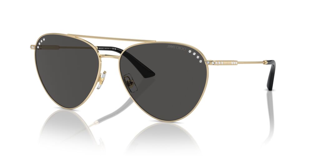 Anteojos De Sol Jimmy Choo 0JC4002B Gris/Dorado