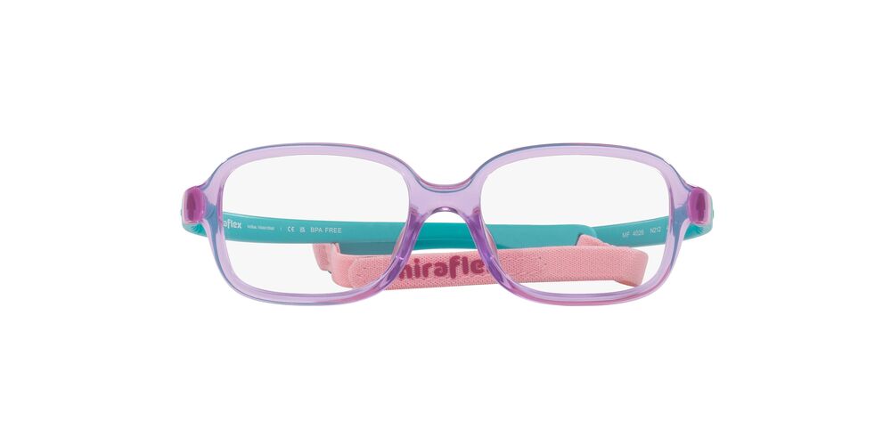 Anteojos Ópticos Miraflex 0MF4026 Translucent Violet Violeta