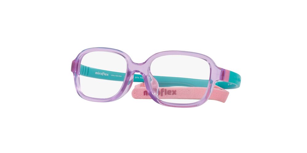 Anteojos Ópticos Miraflex 0MF4026 Translucent Violet Violeta