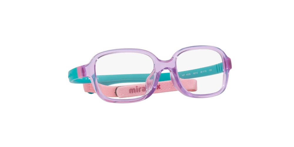 Anteojos Ópticos Miraflex 0MF4026 Translucent Violet Violeta