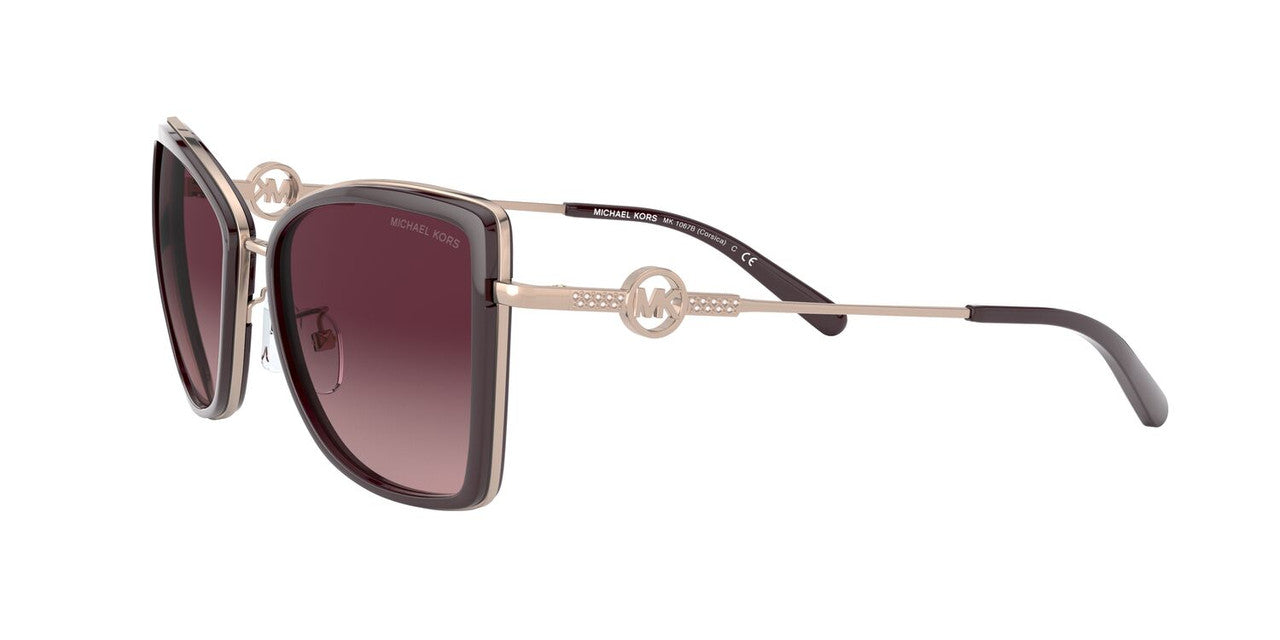 Anteojos De Sol Michael Kors 0RB4125M Corsica Dorado/Burdeos