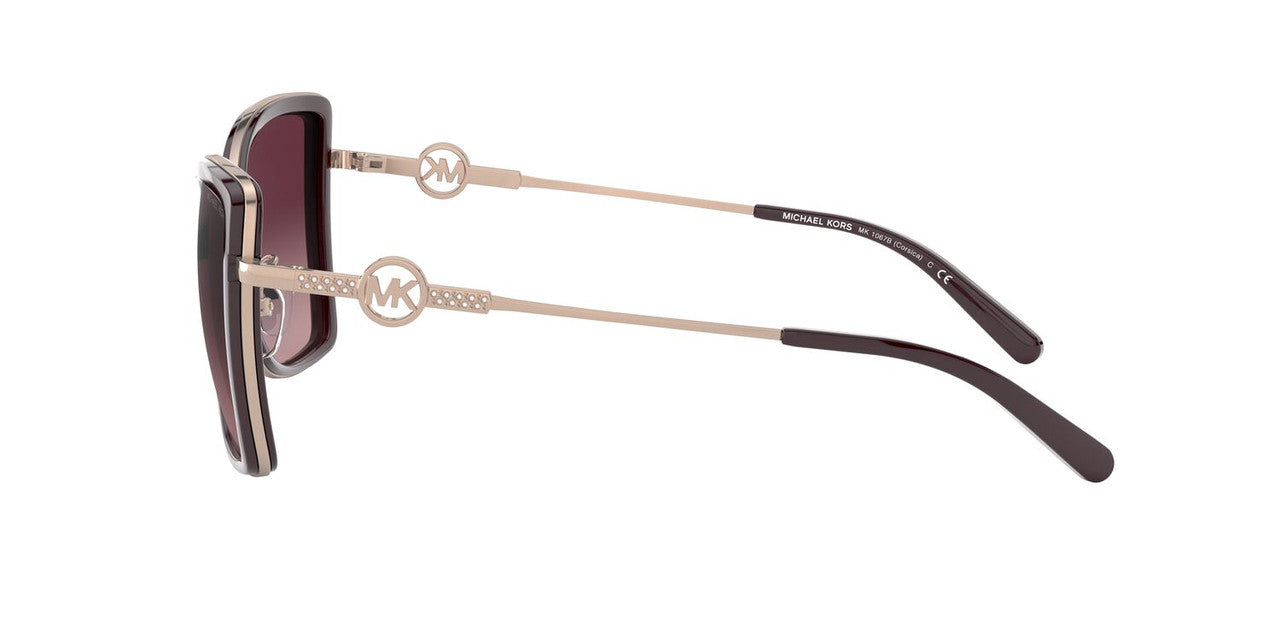 Anteojos De Sol Michael Kors 0RB4125M Corsica Dorado/Burdeos