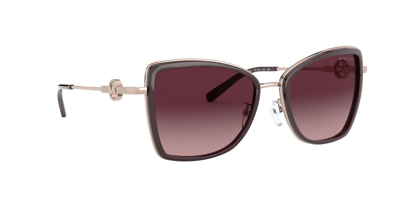 Anteojos De Sol Michael Kors 0RB4125M Corsica Dorado/Burdeos