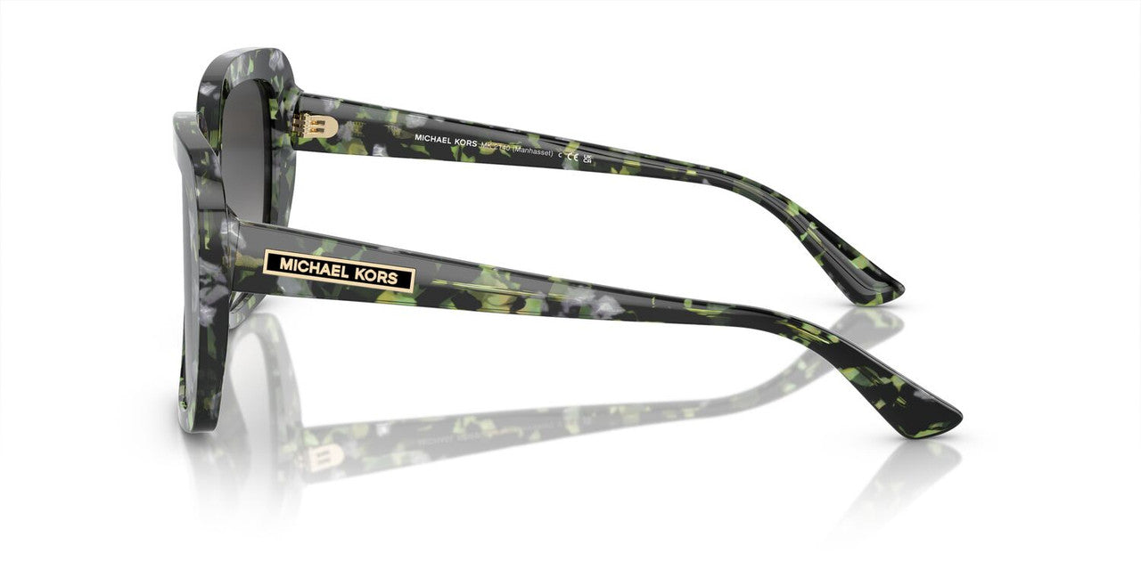 Anteojos De Sol Michael Kors 0MK2140 Manhasset Verde/Gris