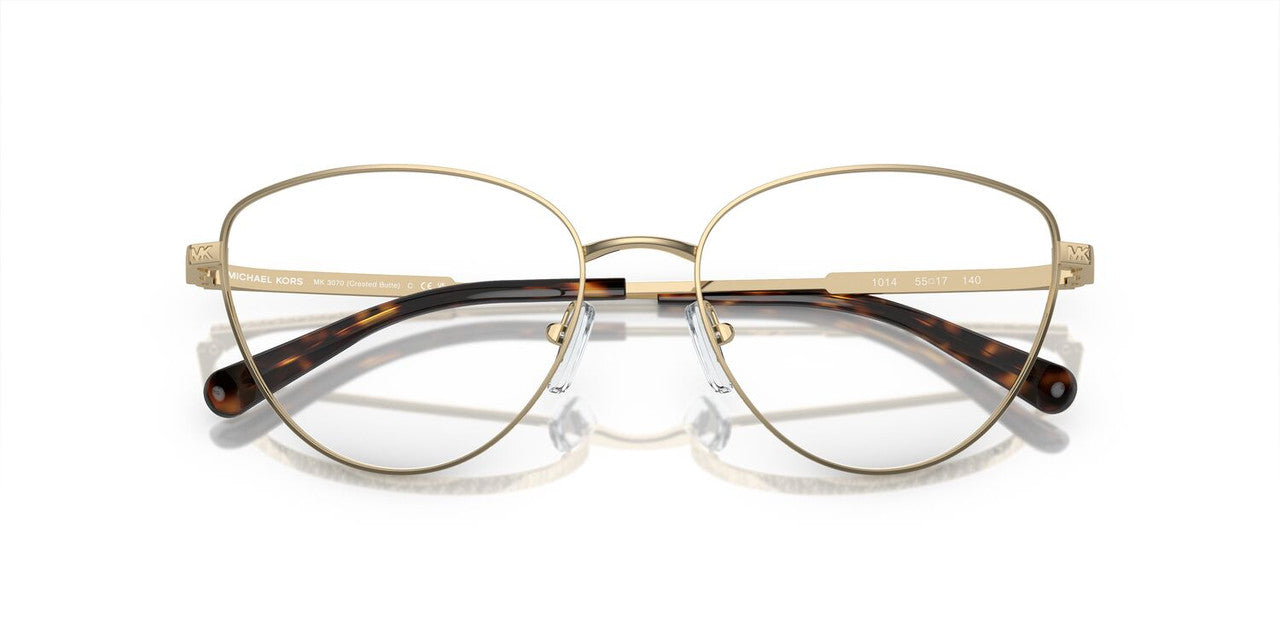 Anteojos Ópticos Michael Kors 0MK3070 Crested Butte Dorado