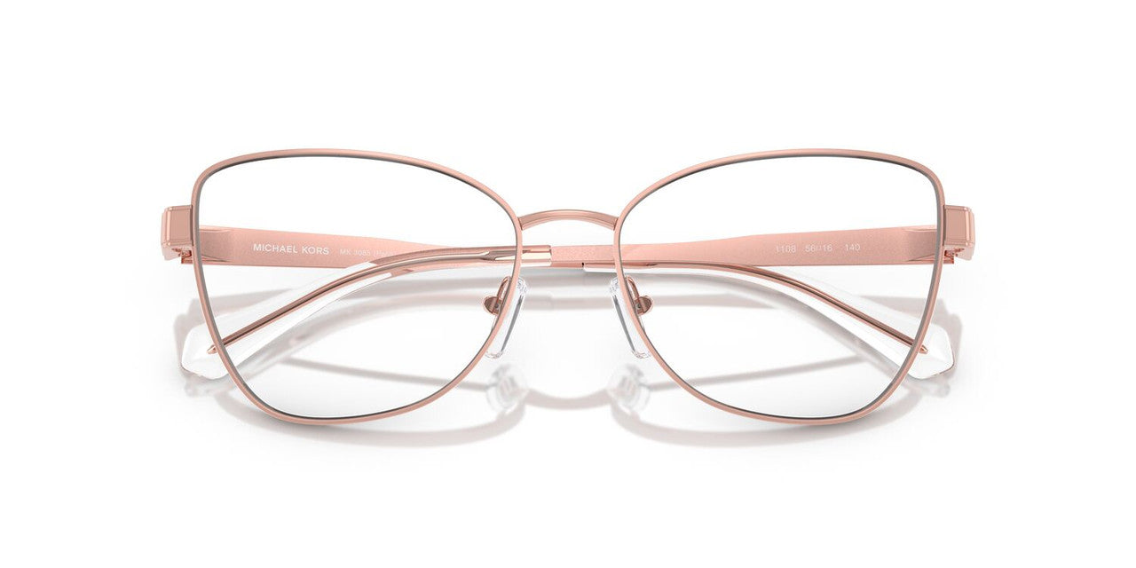 Anteojos Ópticos Michael Kors 0MK3085 Paris Dorado