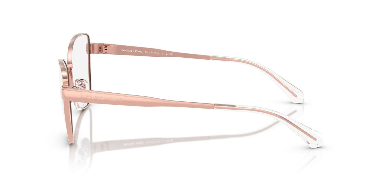 Anteojos Ópticos Michael Kors 0MK3085 Paris Dorado