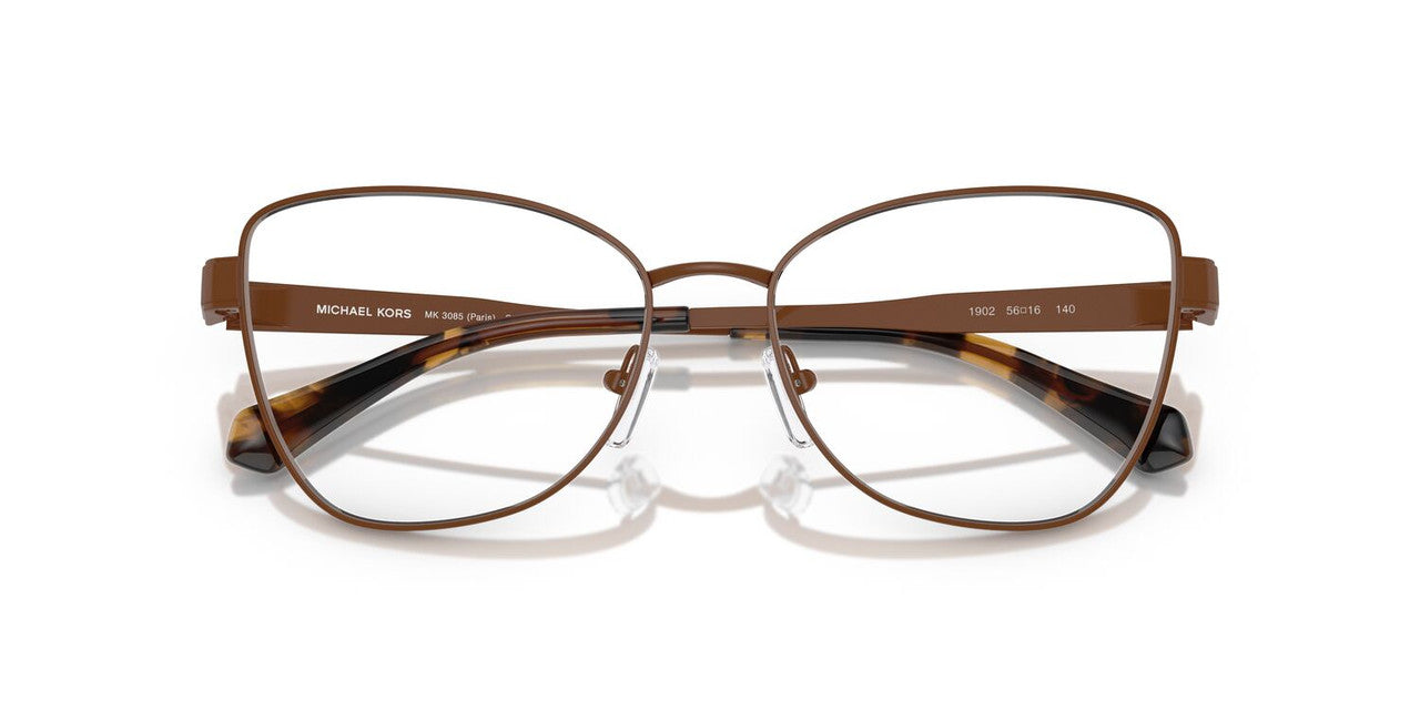 Anteojos Ópticos Michael Kors 0MK3085 Paris Café