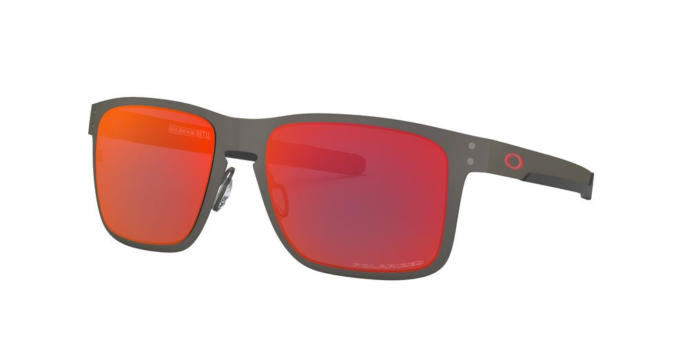 Anteojos De Sol Oakley OO4123 Holbrook Metal Rojo/Gris