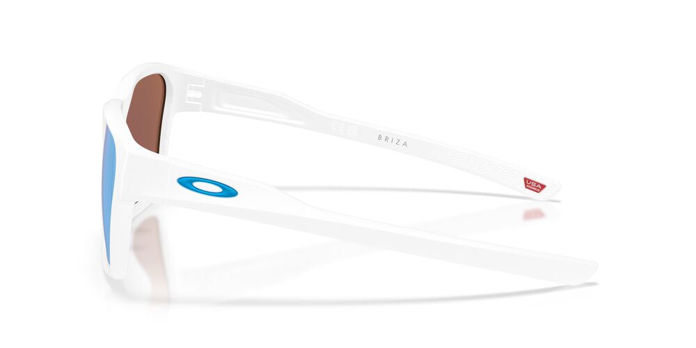 Anteojos De Sol Oakley OO9497 Briza Matte White Prizm Deep Water Polar Azul/Blanco