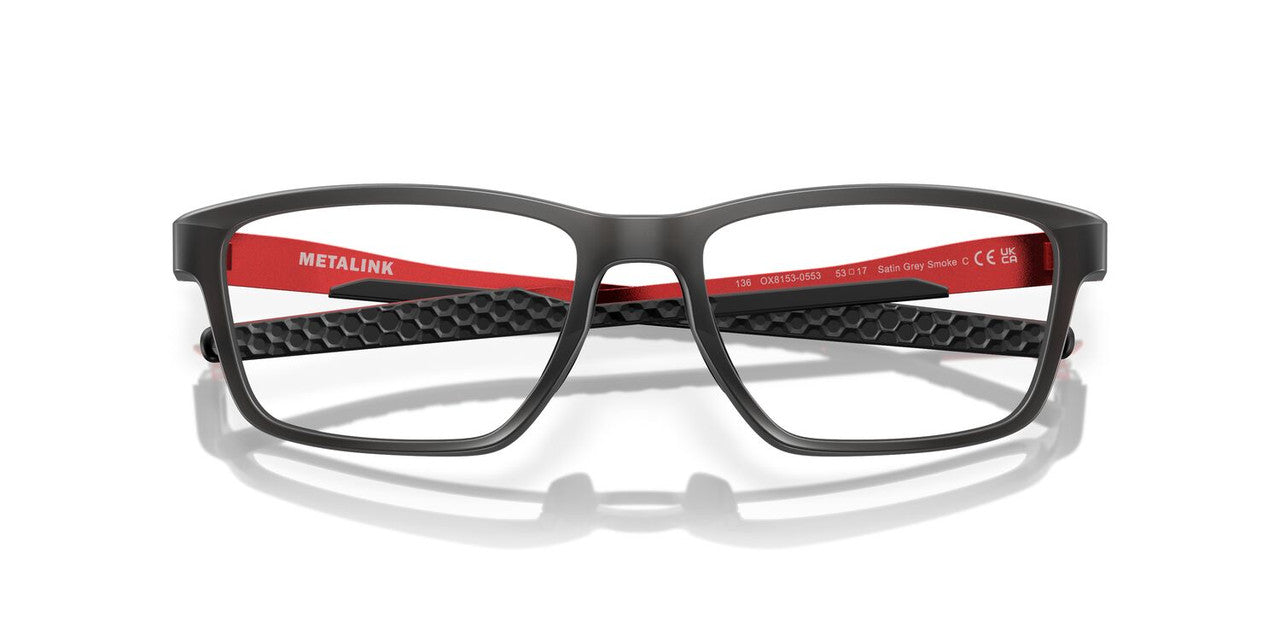 Anteojos Ópticos Oakley 0OX8153 Metalink Gris