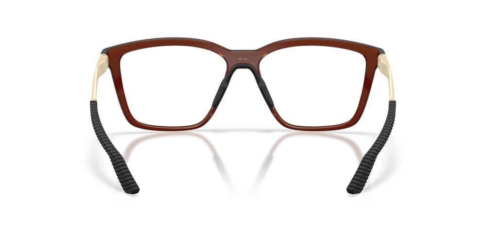 Anteojos Ópticos Oakley OX8191 Enigma Mass Trans Dark Amber