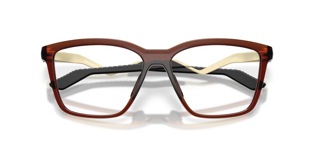 Anteojos Ópticos Oakley OX8191 Enigma Mass Trans Dark Amber